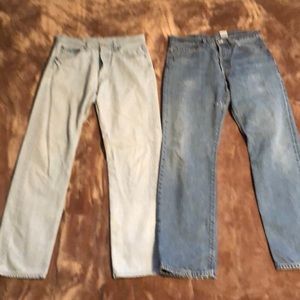 VINTAGE 501 Levi’s (1995 & 2004) red tag Jeans (lot of 2) | 32 x 32